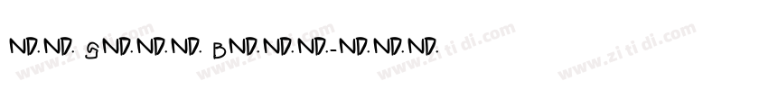 ZF Sans Bold字体转换